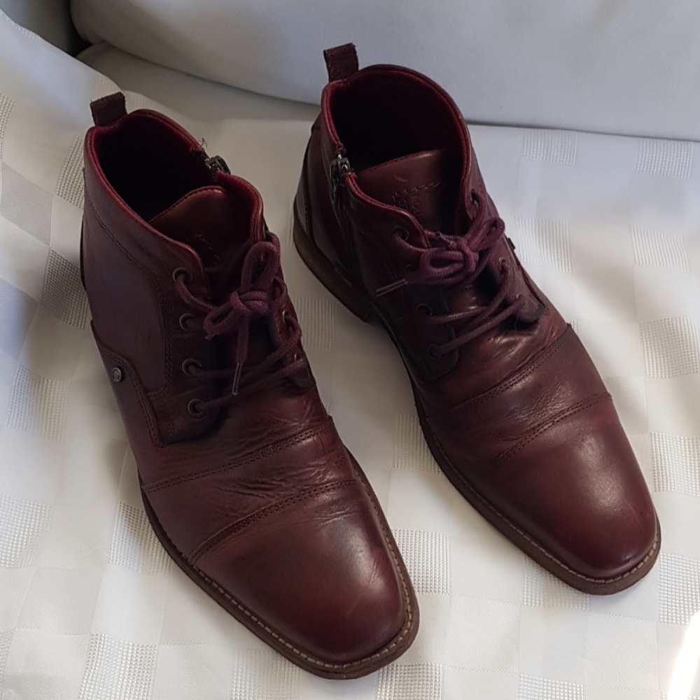 Men's leather ankle boots